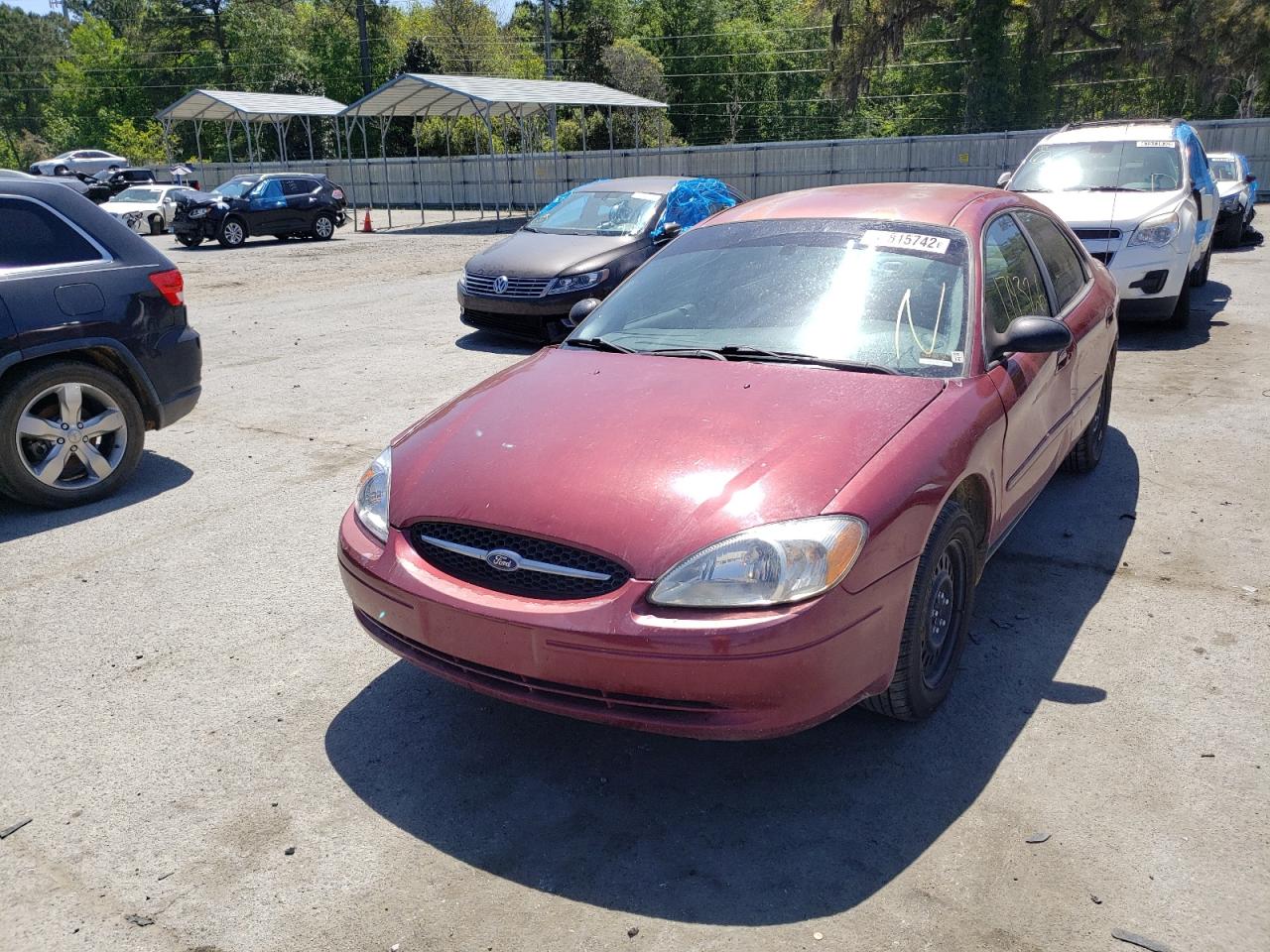 Photo 2 from auction – 2002 FORD TAURUS LX with VIN 1FAFP52U72A113868