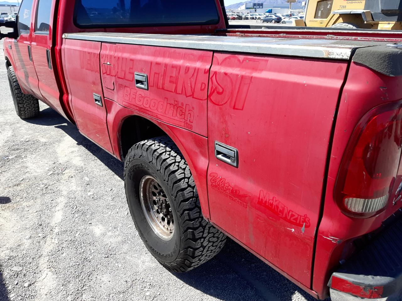 Photo 9 from auction – 2000 FORD F250 SUPER with VIN 1FDNW21S2YED31320