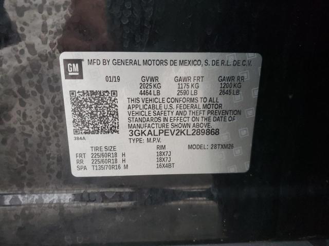 Photo 10 from auction – 2019 GMC TERRAIN SL with VIN 3GKALPEV2KL289868