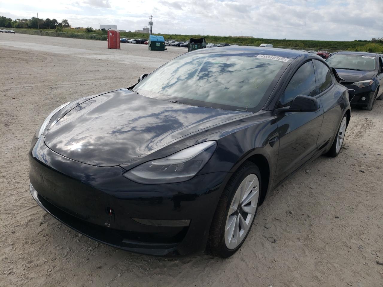 Photo 2 from auction – 2021 TESLA MODEL 3 with VIN 5YJ3E1EB2MF919049