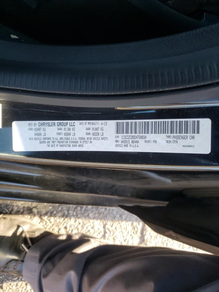 Photo 10 from auction – 2013 DODGE AVENGER SX with VIN 1C3CDZCB9DN720834