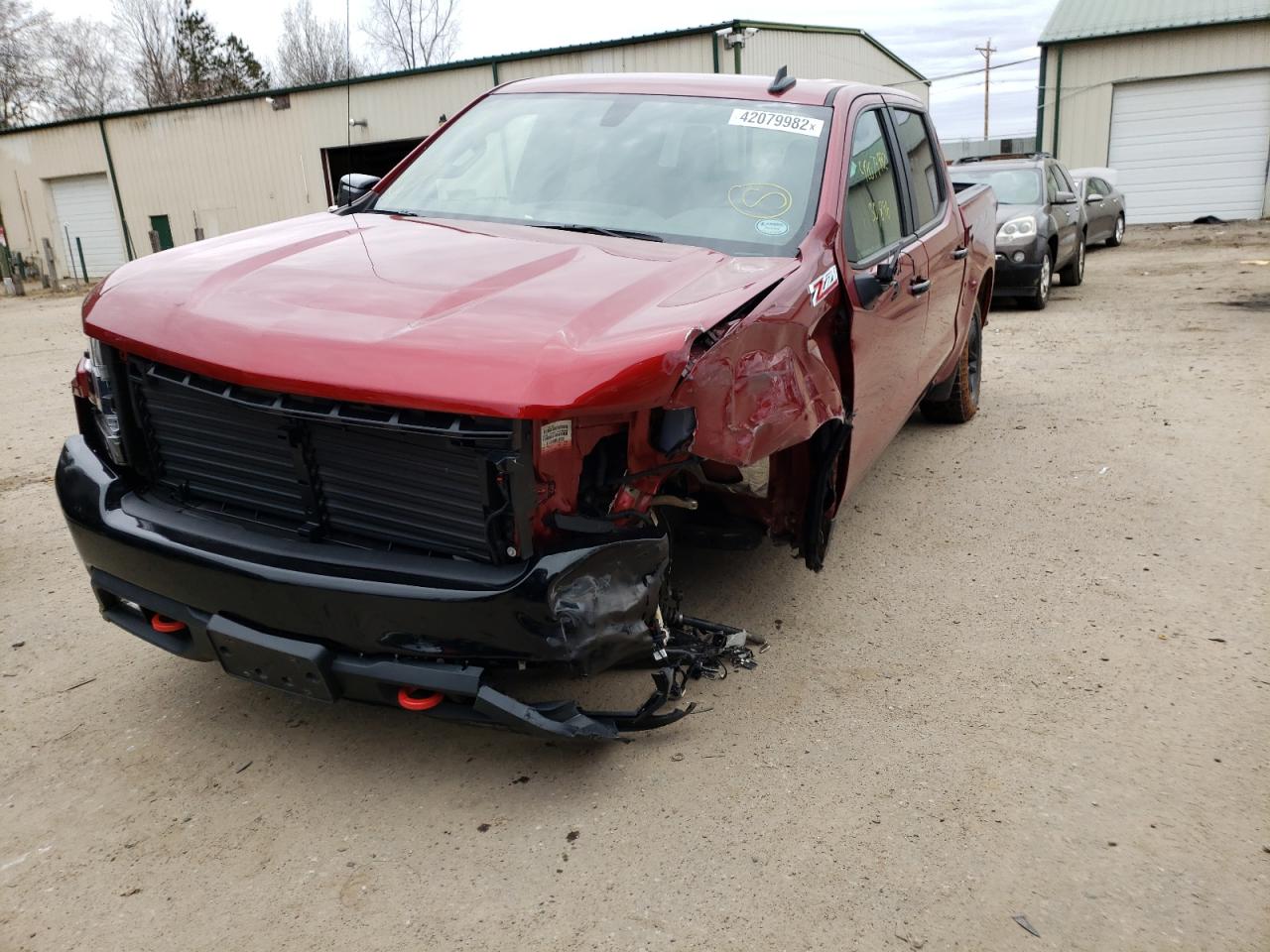 Photo 2 from auction – 2021 CHEVROLET SILVERADO with VIN 1GCPYFED8MZ173532