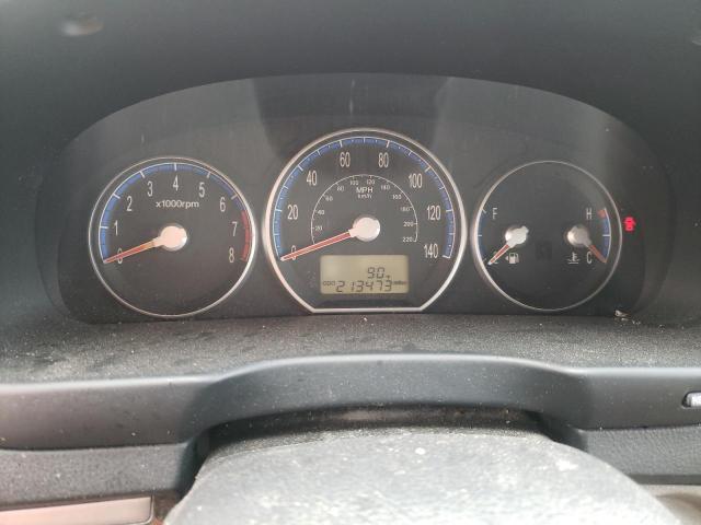 Photo 8 from auction – 2009 HYUNDAI SANTA FE G with VIN 5NMSG13D29H254492
