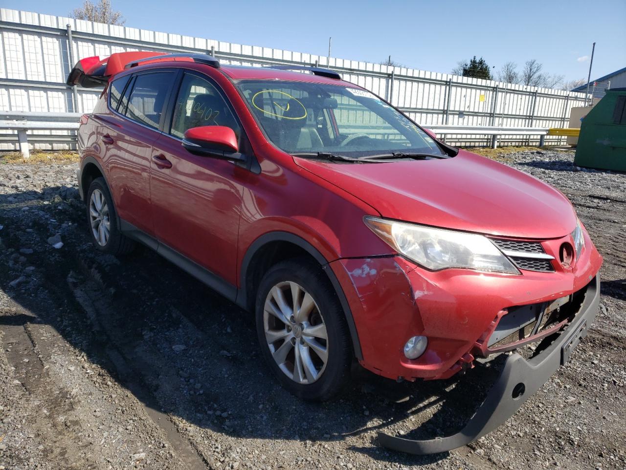 TOYOTA RAV4 LIMIT 2015 with VIN JTMDFREVXFD116591 - Photo from auction