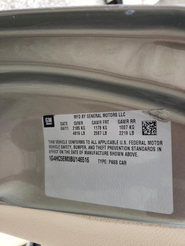 Photo 20 from auction – 2011 BUICK LUCERNE CX with VIN 1G4HC5EM3BU146516