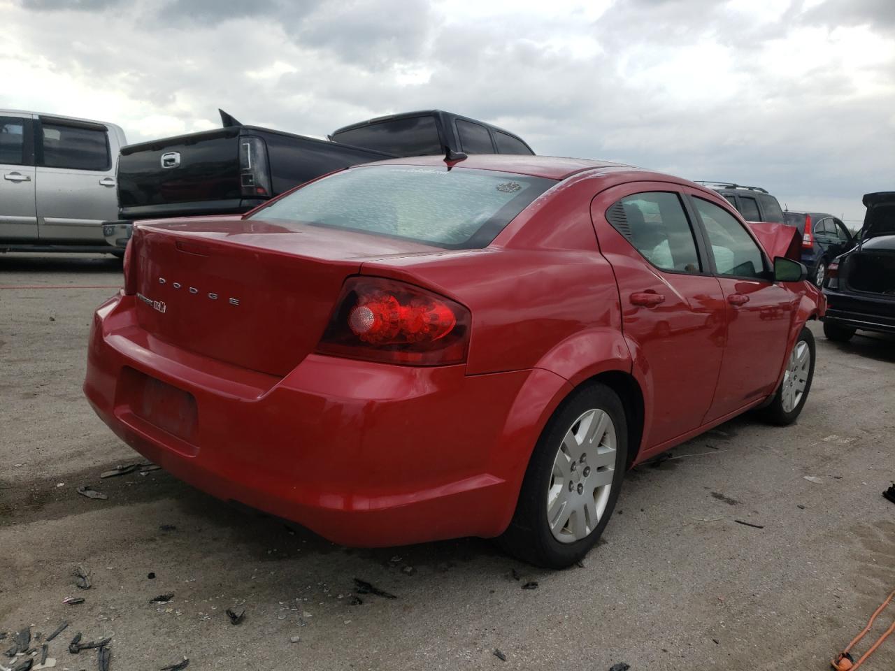 Photo 4 from auction – 2012 DODGE AVENGER SE with VIN 1C3CDZAB9CN200618