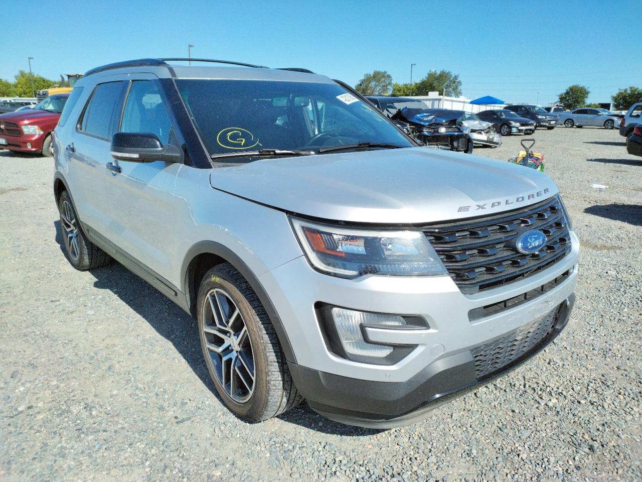 FORD EXPLORER S 2016 with VIN 1FM5K8GT5GGC90697 - Photo from auction