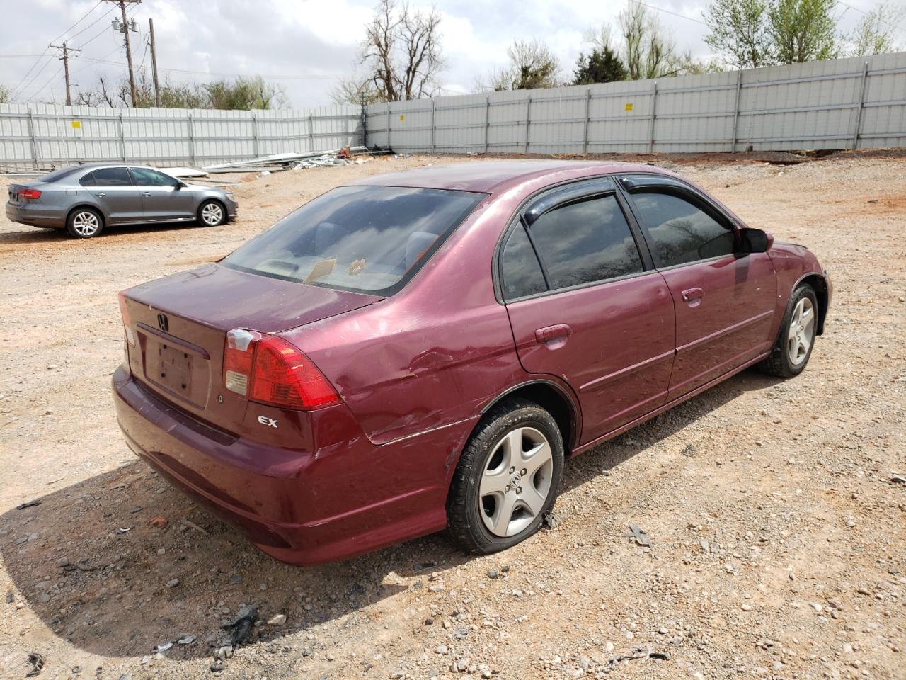 Photo 4 from auction – 2004 HONDA CIVIC EX with VIN 2HGES26834H508961