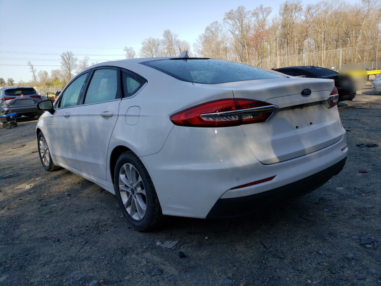 Photo 3 from auction – 2020 FORD FUSION SE with VIN 3FA6P0HD5LR191275