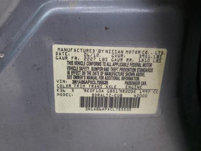 Photo 10 from auction – 2012 NISSAN SENTRA 2.0 with VIN 3N1AB6APXCL755535