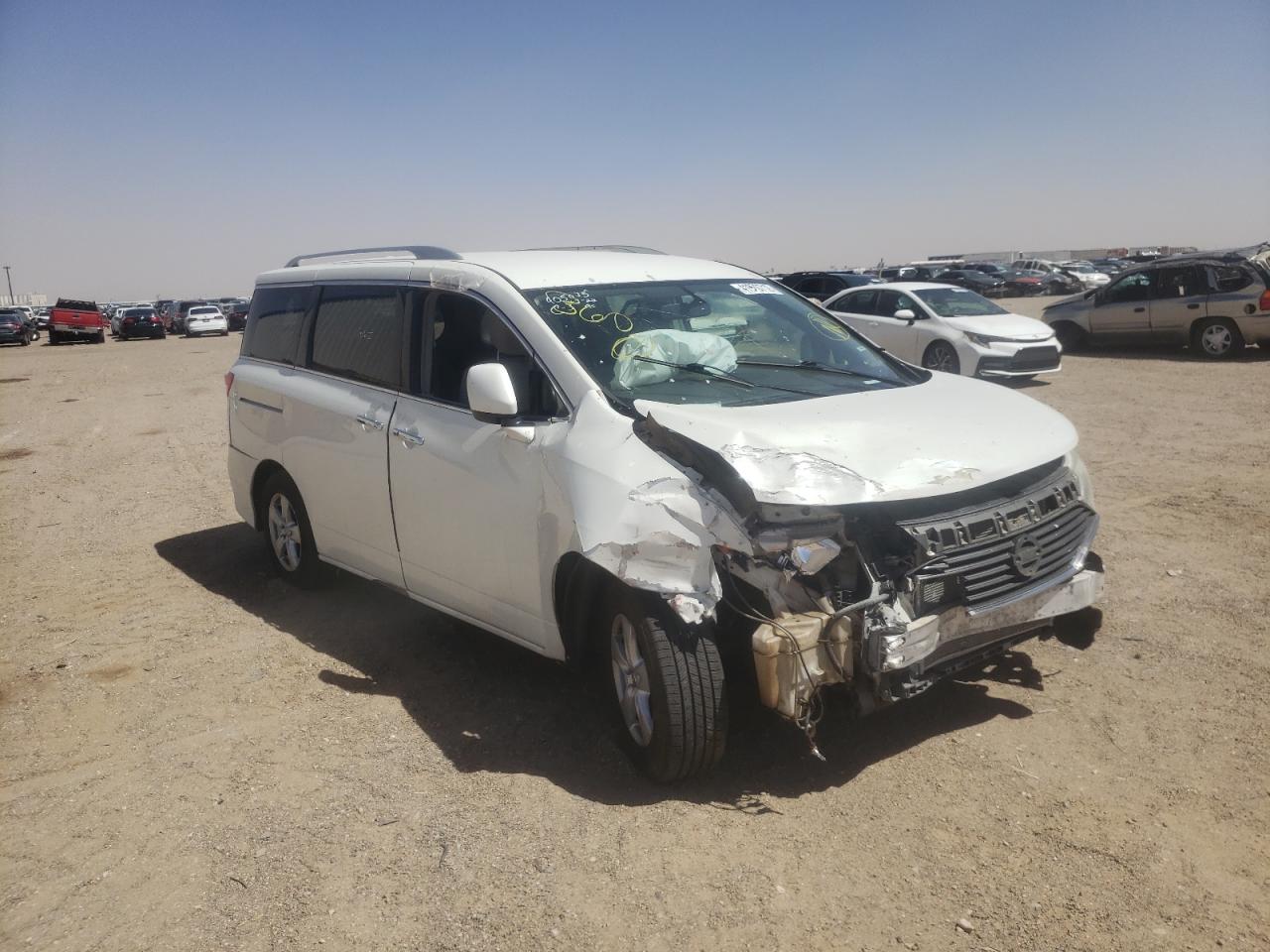 NISSAN QUEST S 2012 with VIN JN8AE2KP6C9037943 - Photo from auction