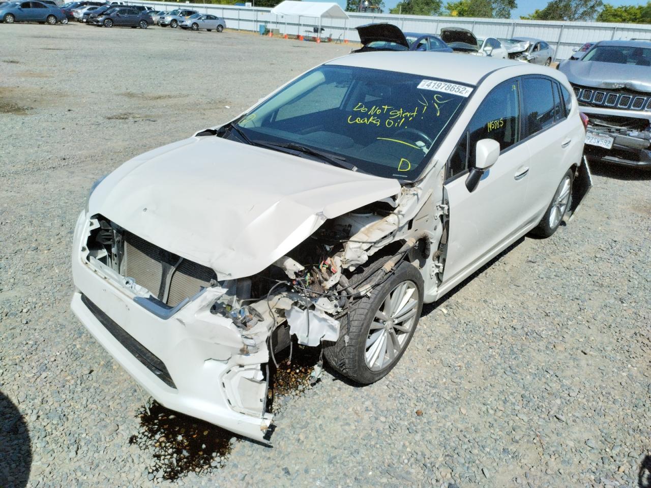 Photo 2 from auction – 2014 SUBARU IMPREZA with VIN JF1GPAG69E8229169