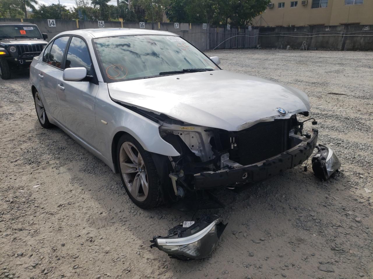 BMW 528 I 2008 with VIN WBANU53518C115292 - Photo from auction