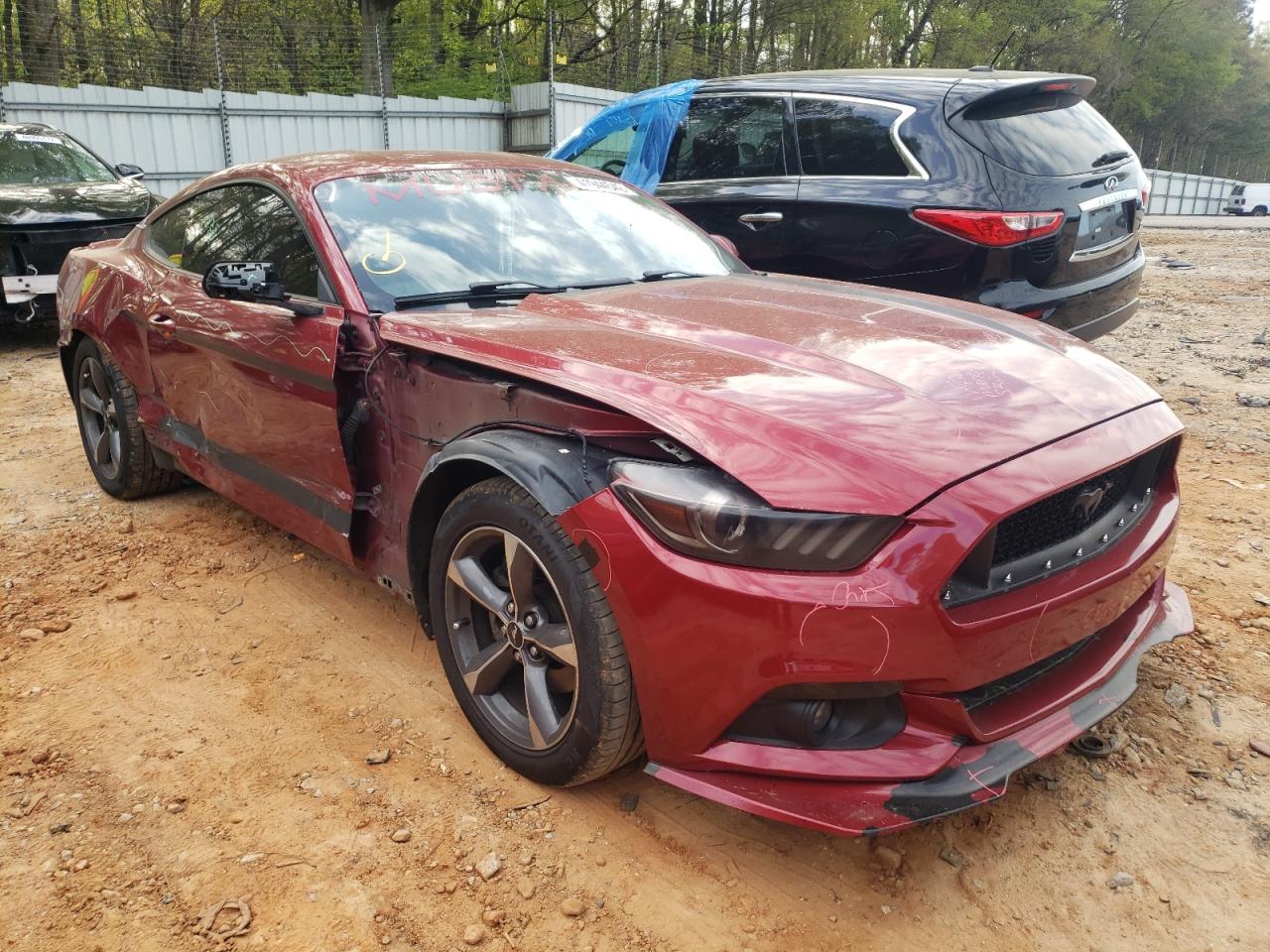 FORD MUSTANG 2015 with VIN 1FA6P8AM5F5387278 - Photo from auction