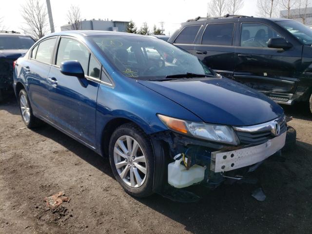 HONDA CIVIC LX 2012 with VIN 2HGFB2F59CH019487 - Photo from auction