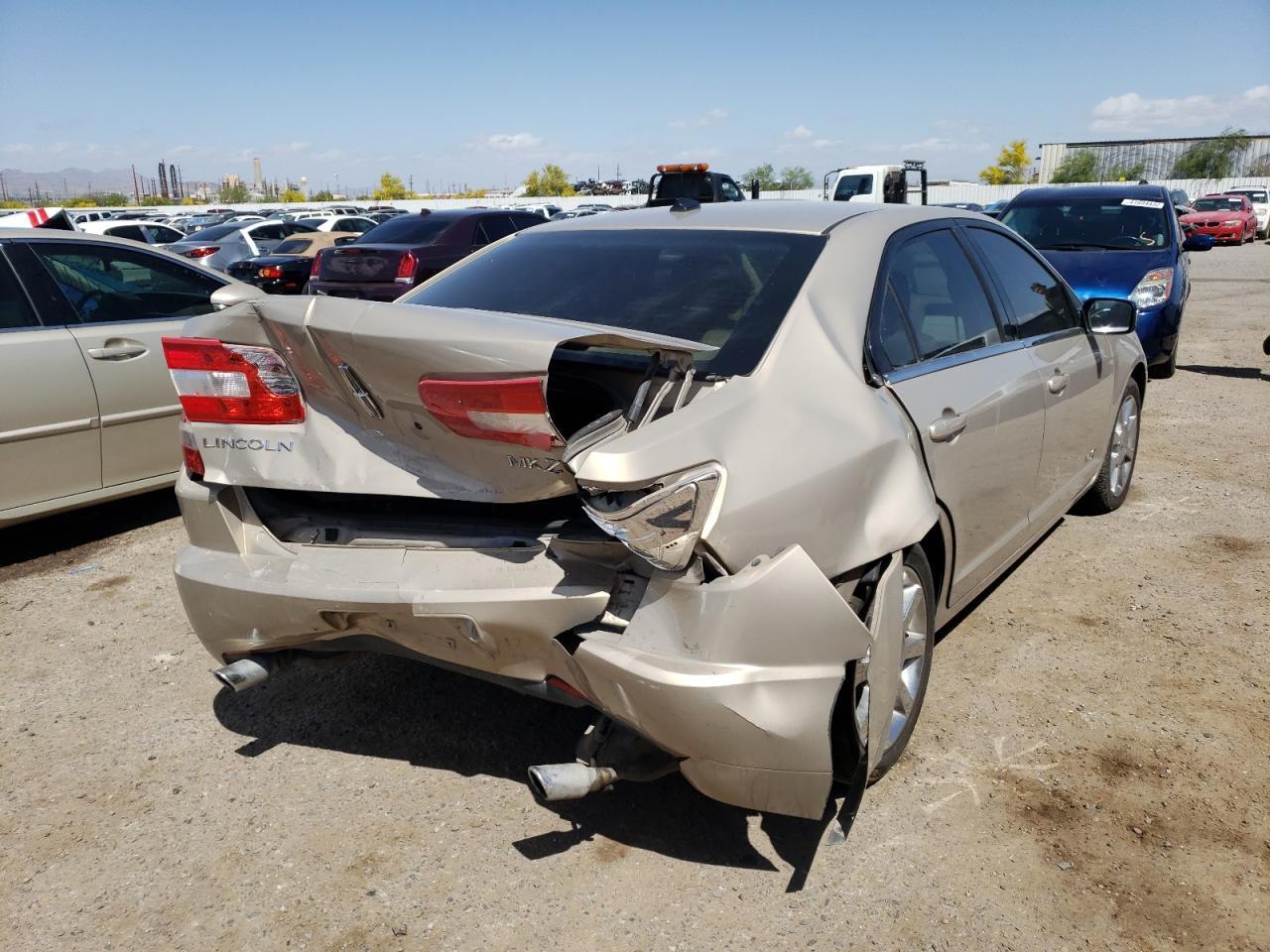 Photo 4 from auction – 2007 LINCOLN MKZ with VIN 3LNHM26T07R638744