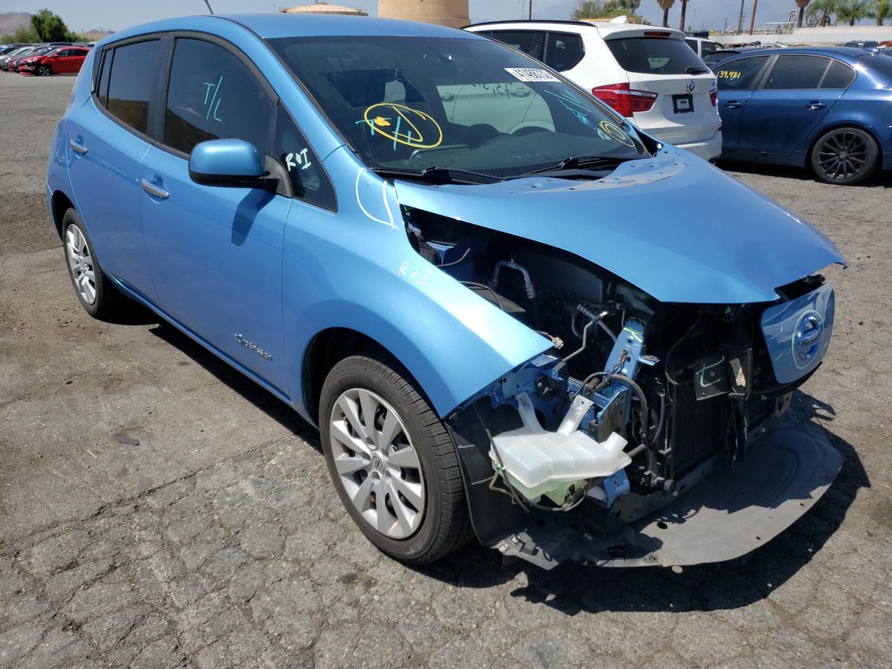NISSAN LEAF S 2013 with VIN 1N4AZ0CP0DC409676 - Photo from auction