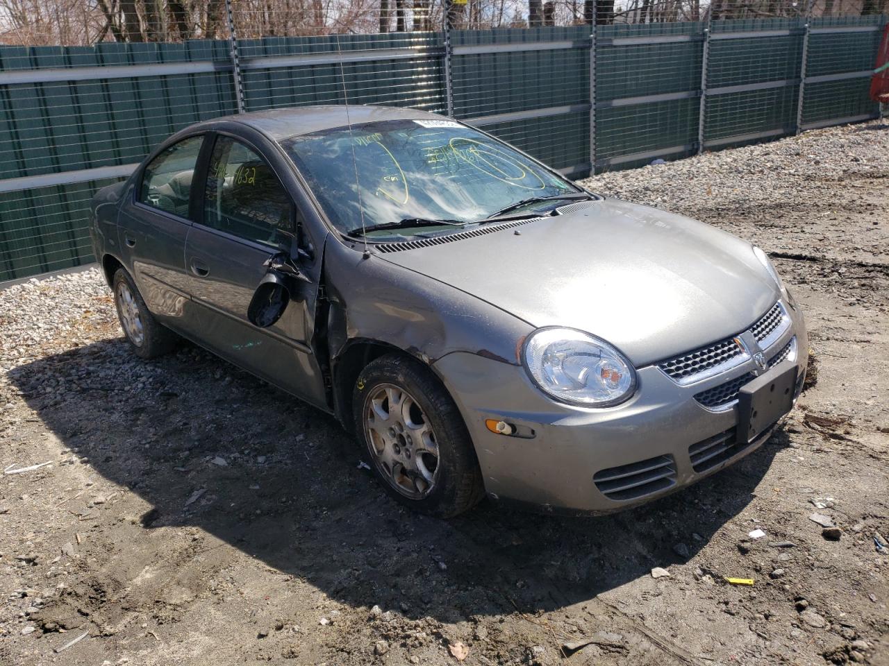 DODGE NEON SXT 2005 with VIN 1B3ES56C85D127837 - Photo from auction