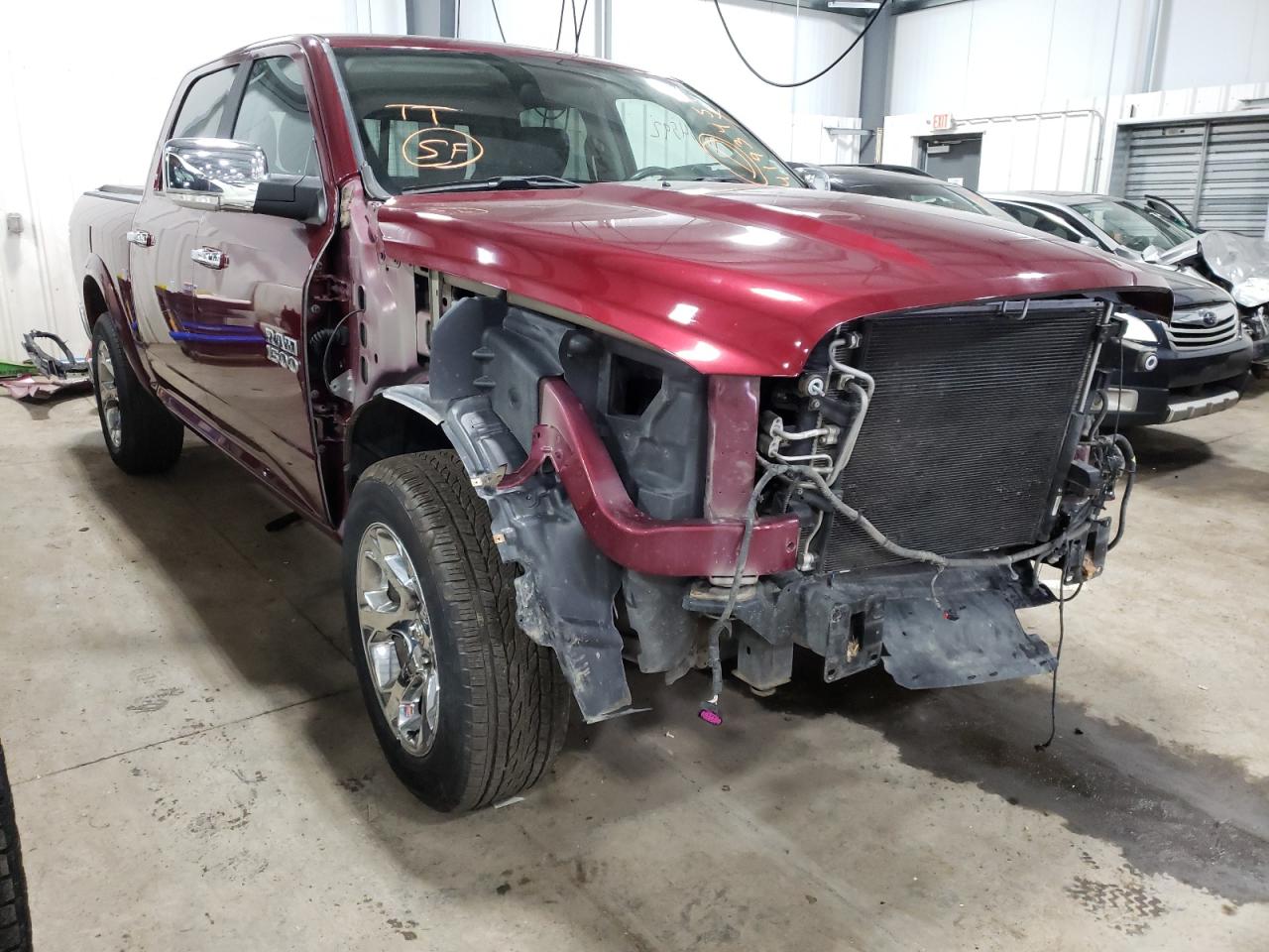 RAM 1500 LARAM 2017 with VIN 1C6RR7NT4HS721454 - Photo from auction