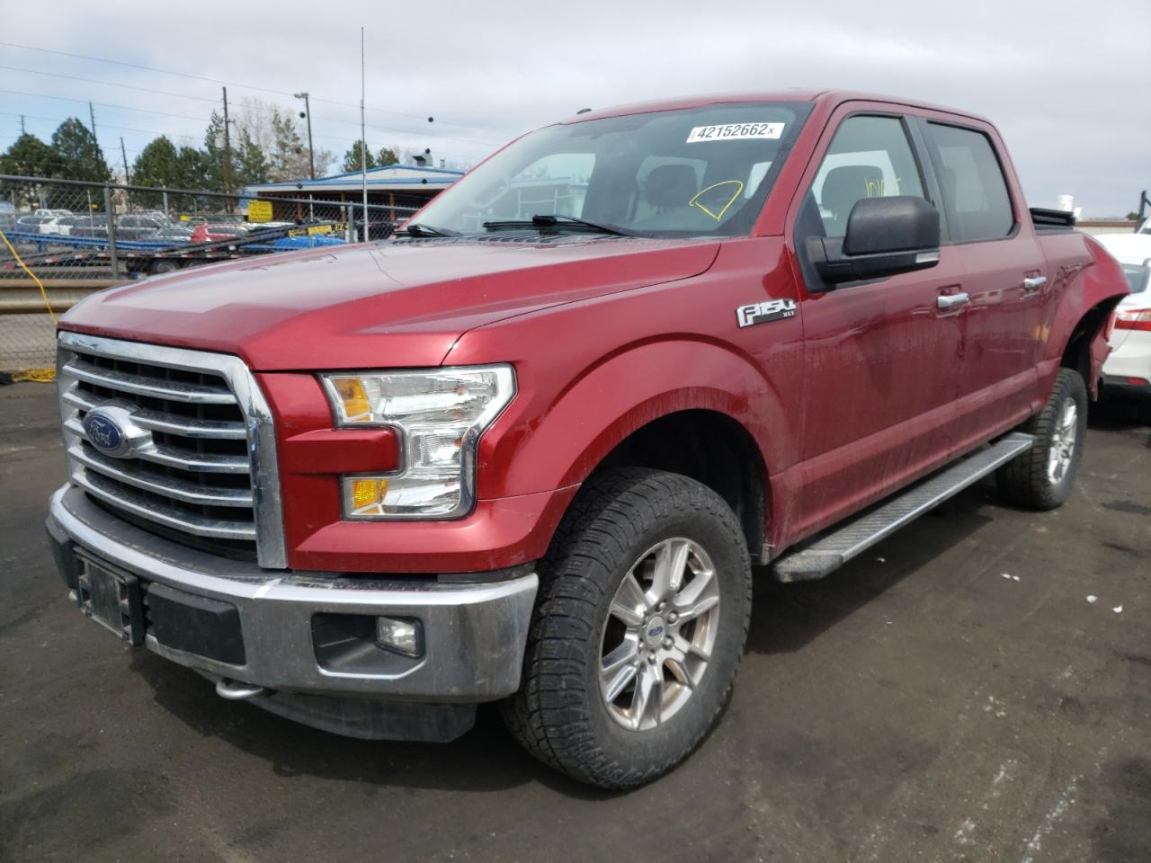 Photo 2 from auction – 2016 FORD F150 SUPER with VIN 1FTEW1EF3GKD63429