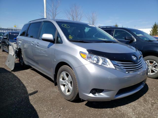 TOYOTA SIENNA LE 2017 with VIN 5TDKZ3DC6HS898407 - Photo from auction