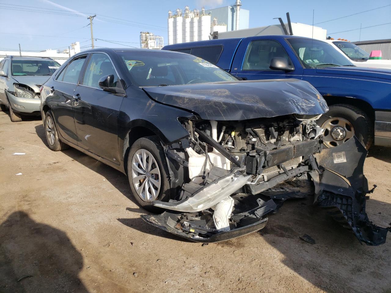 TOYOTA CAMRY LE 2017 with VIN 4T1BF1FKXHU651139 - Photo from auction