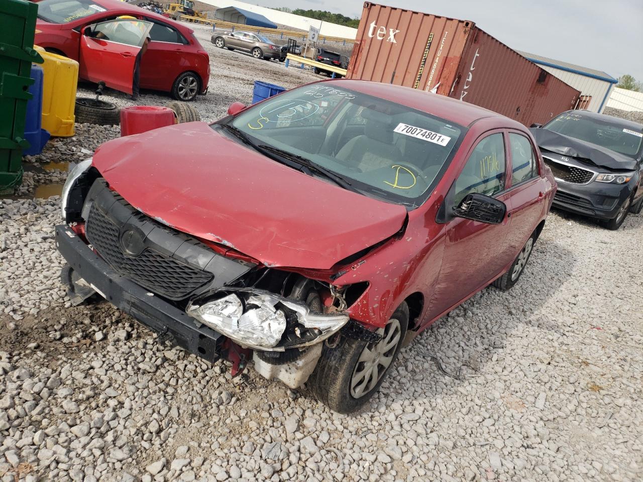 Photo 2 from auction – 2009 TOYOTA CAROLLA with VIN JTDBL40EX99079396