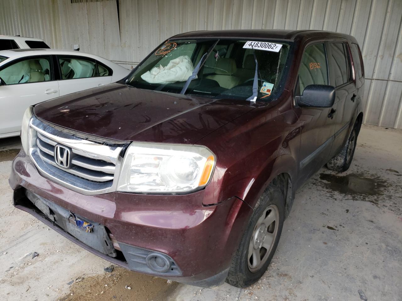 Photo 2 from auction – 2015 HONDA PILOT LX with VIN 5FNYF4H21FB009606