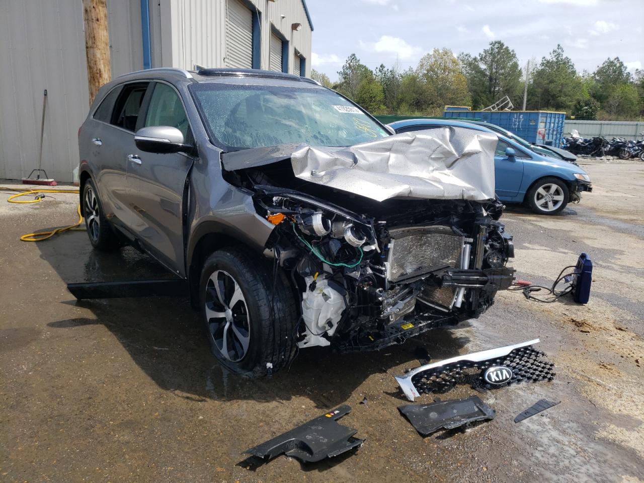 KIA SORENTO EX 2017 with VIN 5XYPH4A50HG319381 - Photo from auction