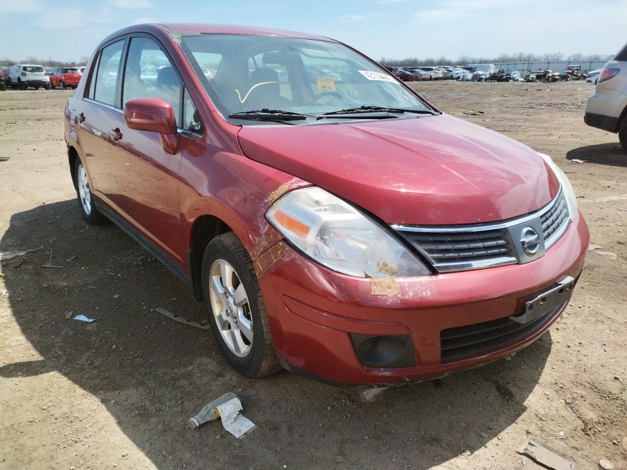 NISSAN VERSA S 2007 with VIN 3N1BC11E07L426142 - Photo from auction