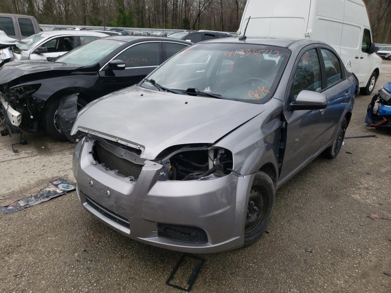 Photo 2 from auction – 2009 CHEVROLET AVEO LS with VIN KL1TD56E79B664144