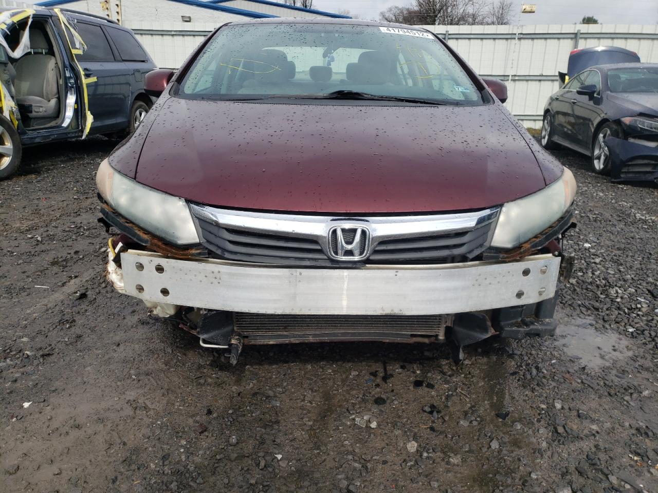 Photo 9 from auction – 2012 HONDA CIVIC LX with VIN 19XFB2F55CE329310