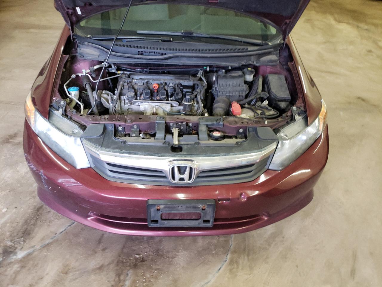 Photo 7 from auction – 2012 HONDA CIVIC LX with VIN 19XFB2F56CE105589