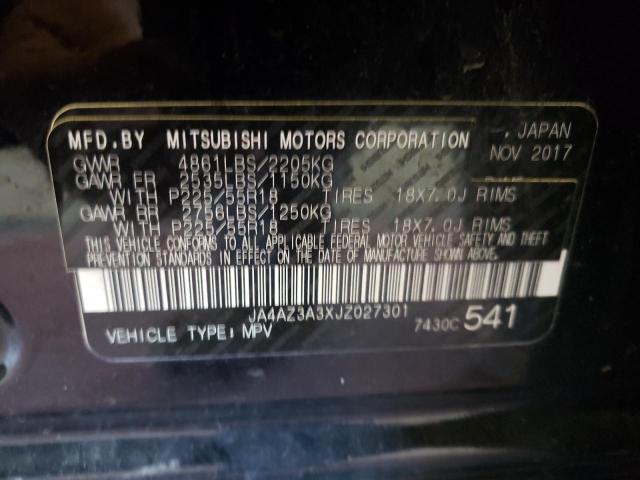 Photo 10 from auction – 2018 MITSUBISHI OUTLANDER with VIN JA4AZ3A3XJZ027301