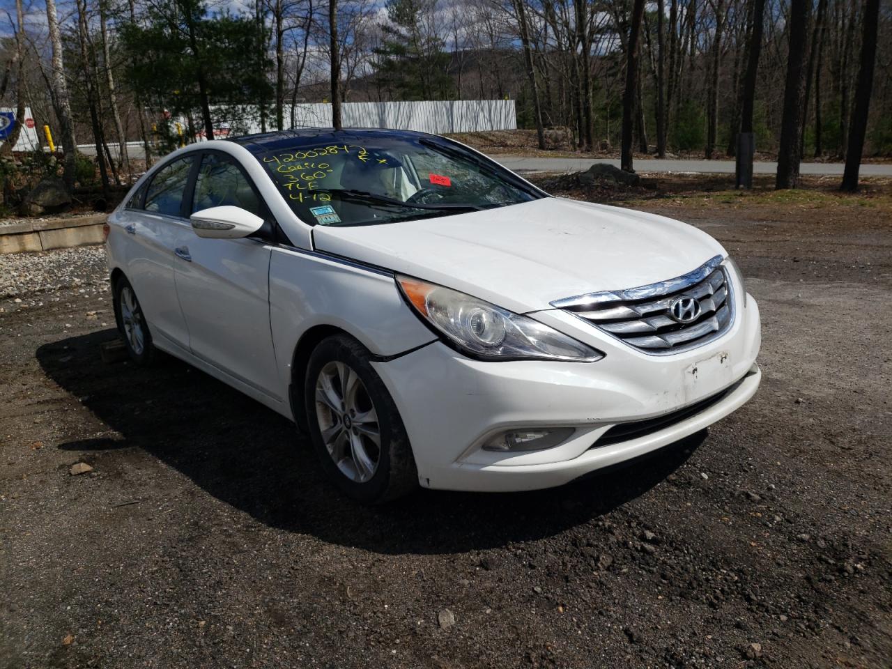 HYUNDAI SONATA SE 2013 with VIN 5NPEC4AC1DH546781 - Photo from auction