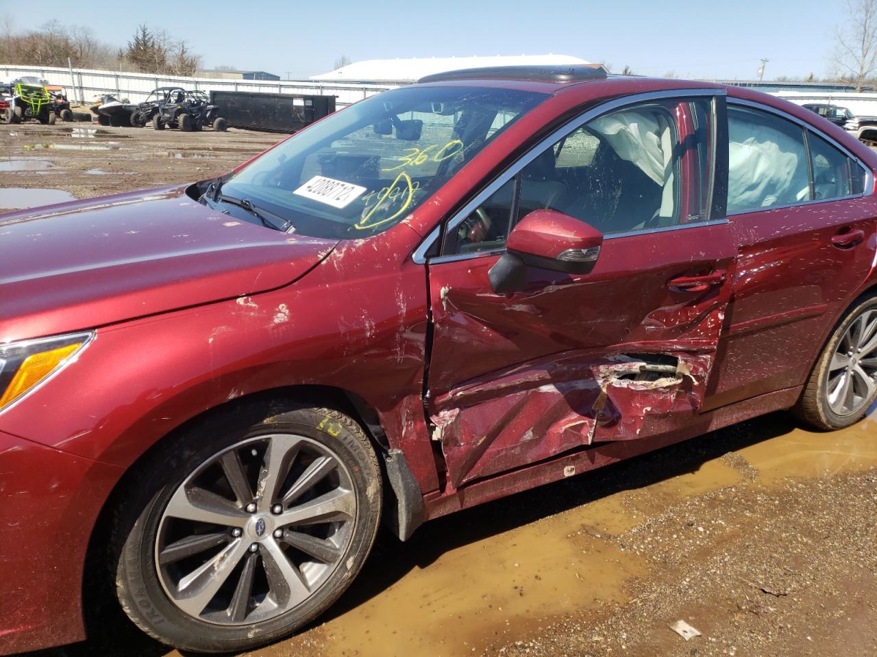 Photo 9 from auction – 2017 SUBARU LEGACY 2.5 with VIN 4S3BNAN65H3047144