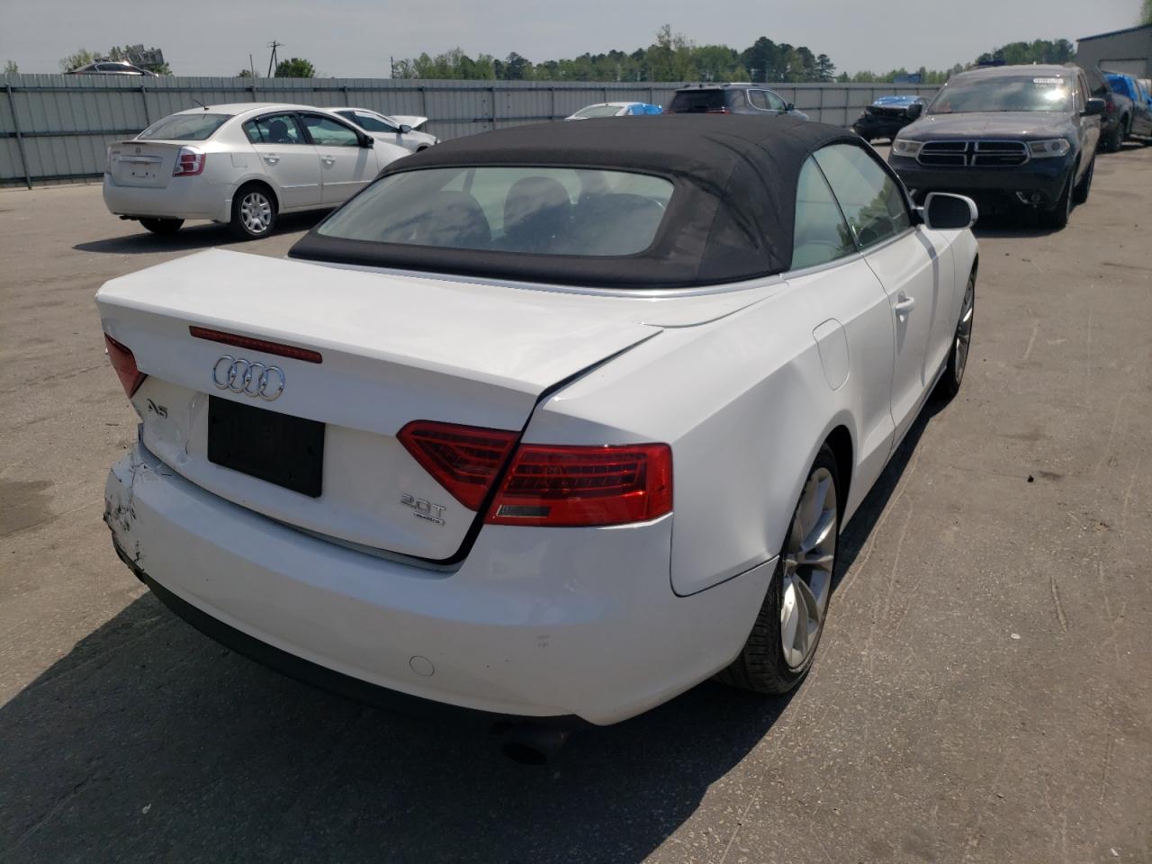 Photo 4 from auction – 2014 AUDI A5 PREMIUM with VIN WAUCFAFH4EN015459