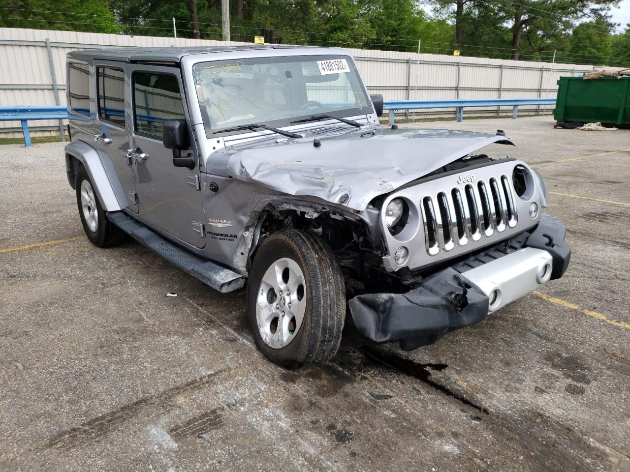 JEEP WRANGLER U 2014 with VIN 1C4BJWEG7EL103615 - Photo from auction
