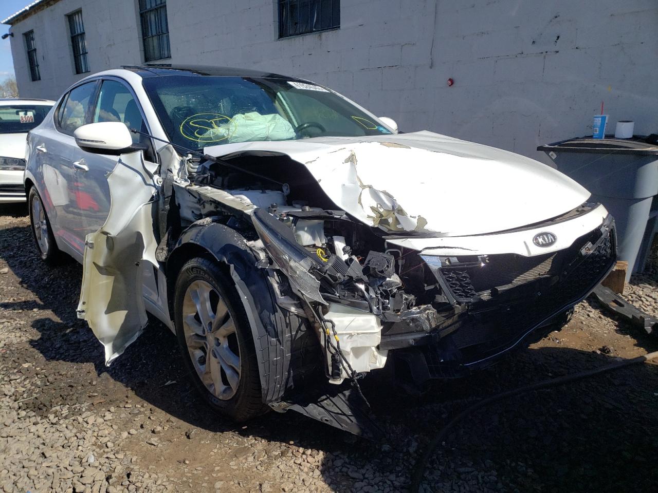 KIA OPTIMA EX 2013 with VIN 5XXGN4A76DG222503 - Photo from auction