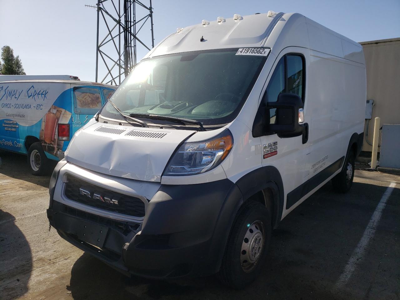 Photo 2 from auction – 2019 RAM PROMASTER with VIN 3C6TRVBG5KE549656