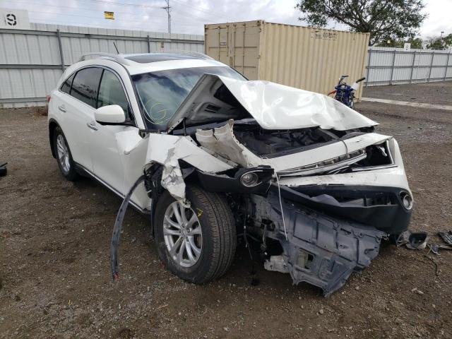 INFINITI FX35 2012 with VIN JN8AS1MU8CM121538 - Photo from auction
