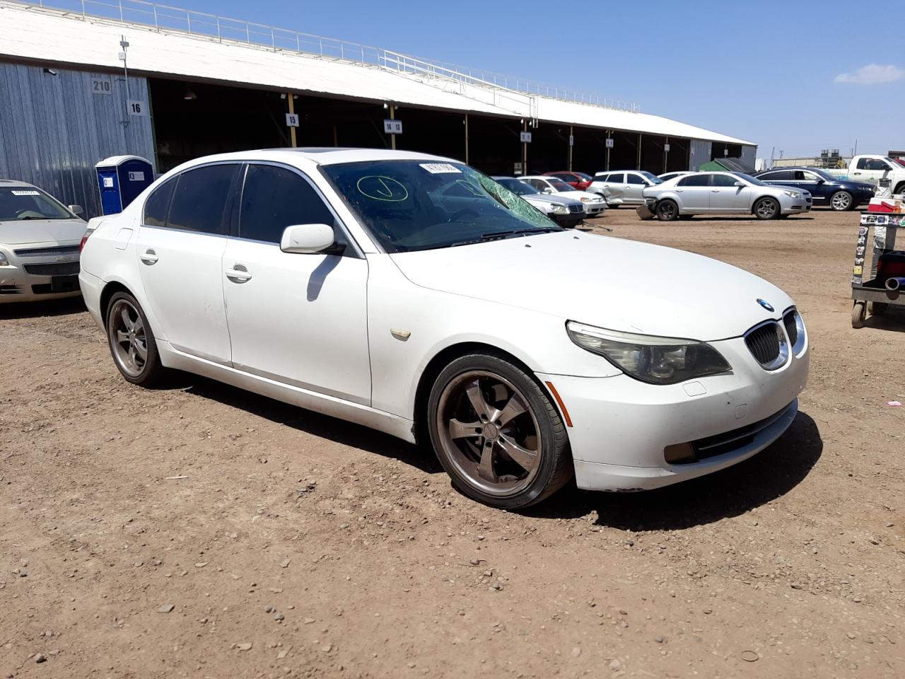 BMW 528 I 2008 with VIN WBANU53528CT12097 - Photo from auction