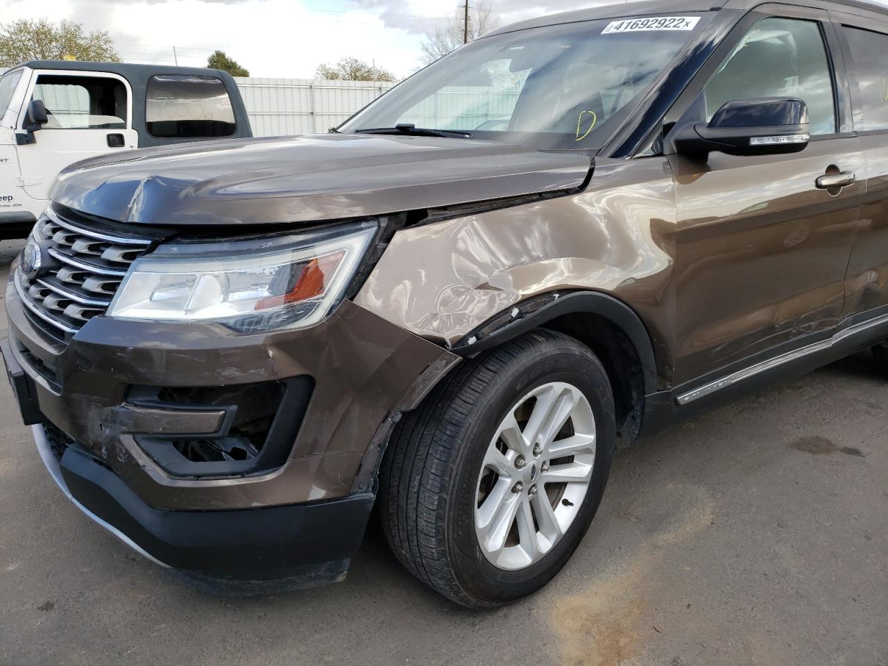 Photo 9 from auction – 2016 FORD EXPLORER X with VIN 1FM5K7D81GGA98008
