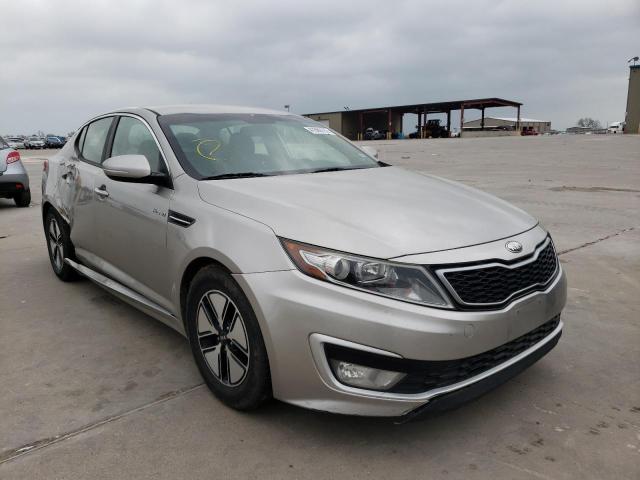 KIA OPTIMA HYB 2013 with VIN KNAGM4ADXD5044461 - Photo from auction