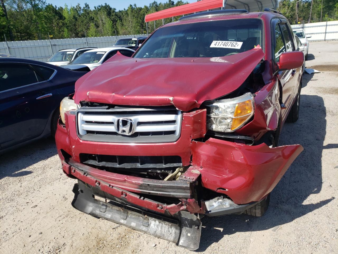Zdjęcie 9 z aukcji – 2006 HONDA PILOT EX z VIN 5FNYF18516B006617