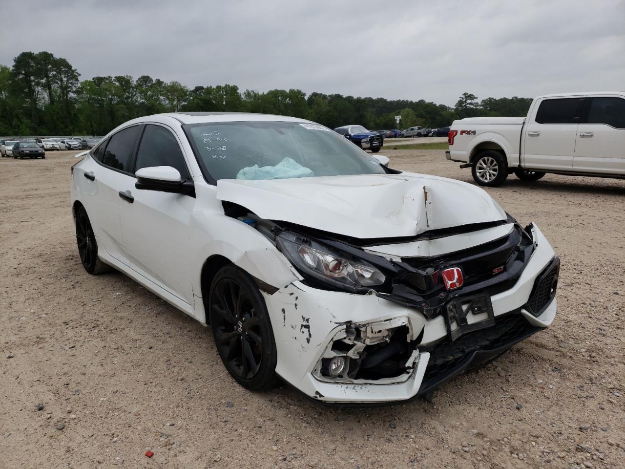 Photo 1 from auction – 2019 HONDA CIVIC SI with VIN 2HGFC1E54KH703256