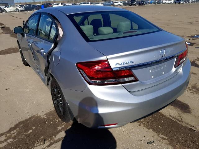 Photo 3 from auction – 2013 HONDA CIVIC LX with VIN 19XFB2F59DE087445