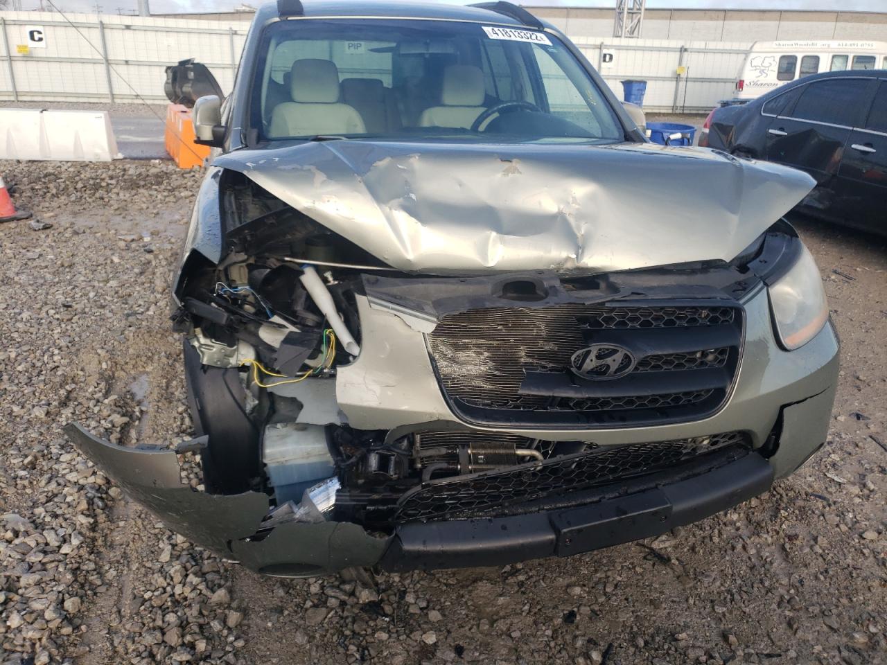 Photo 9 from auction – 2008 HYUNDAI SANTA FE G with VIN 5NMSG13D48H183455