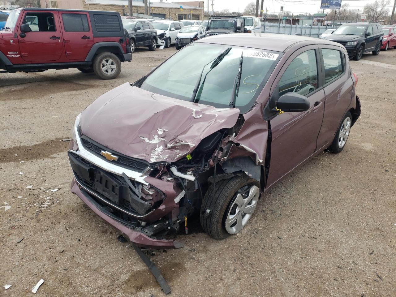 Photo 2 from auction – 2021 CHEVROLET SPARK LS with VIN KL8CB6SA9MC718983