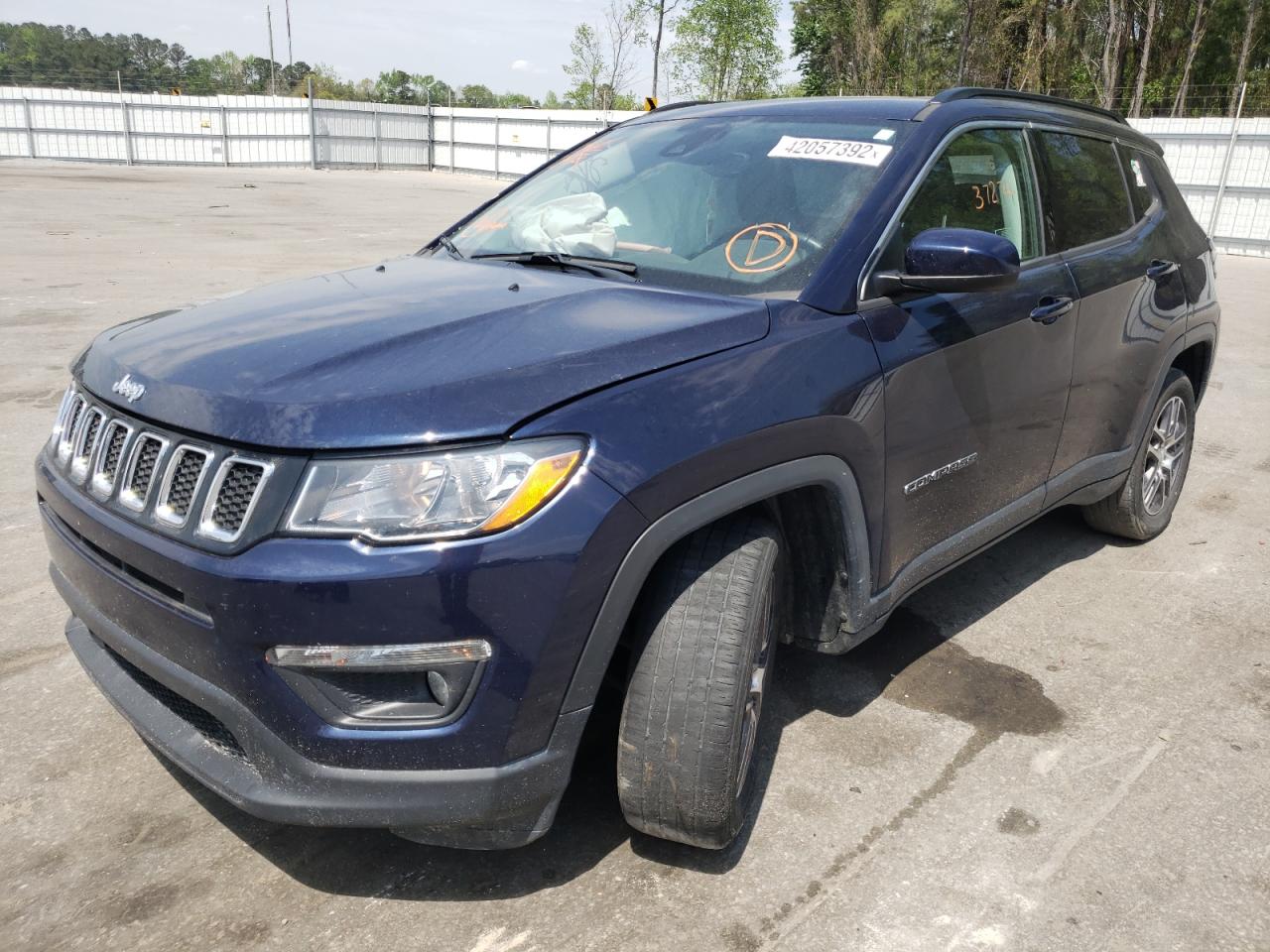 Photo 2 from auction – 2020 JEEP COMPASS LA with VIN 3C4NJCBB5LT241918